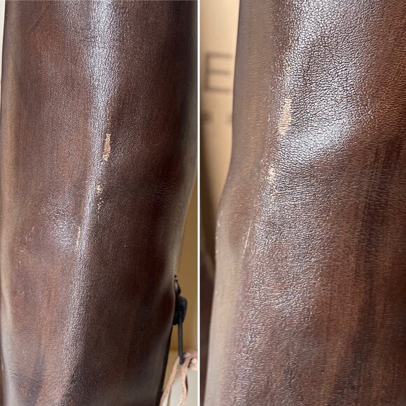 BED STU Manchester Distressed Leather Riding Boots BEDSTU Size 8 - Picture 7 of 16